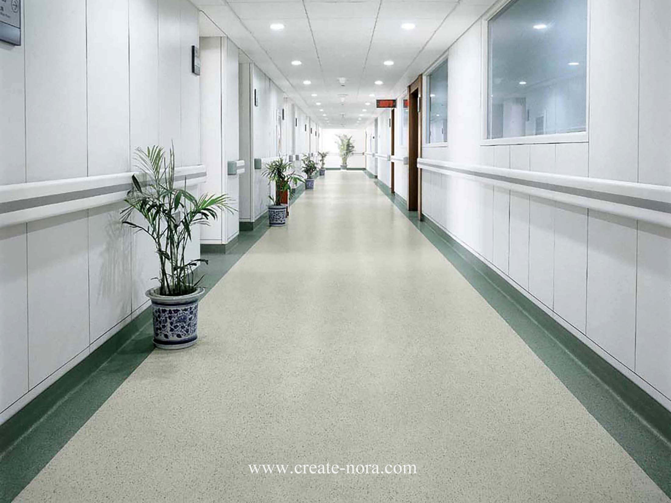 the photo of nora rubber flooring in Zhejiang Provincial Hospital of Traditional Chinese Medicine 1